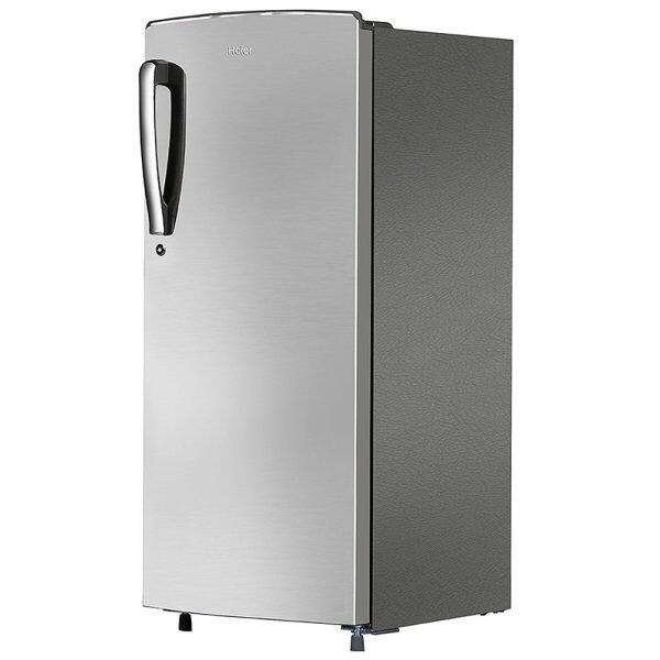 Haier 205 Litre 2 Star, Single Door Refrigerator, Inox Steel (HRD-2262BIS)