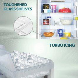 Haier 237 Litre 2 Star Bottom Mount Refrigerator, Storm Inox (HRB-2872BSI-P)
