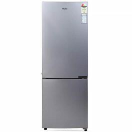 Haier HRB-2873BMS, 237 Litre 3 Star Bottom Mount Refrigerator with 8-in-1 Convertible, Moon Silver