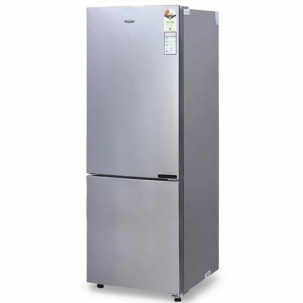 Haier HRB-2873BMS, 237 Litre 3 Star Bottom Mount Refrigerator with 8-in-1 Convertible, Moon Silver
