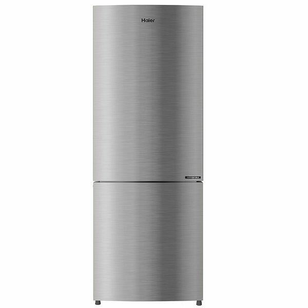 Haier 265 Litre 2 Star Bottom Mount Refrigerator, Inox Steel (HRB-3152PKG)