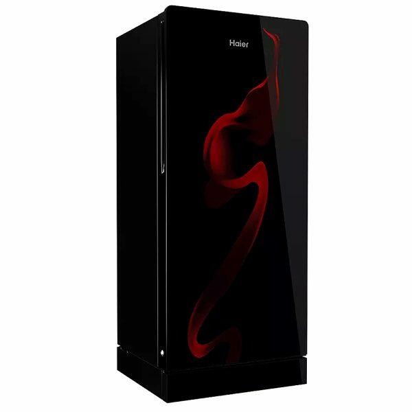 Haier 190 Litre 3 Star Single Door Refrigerator, Spiral Glass (HRD-2103PSG)