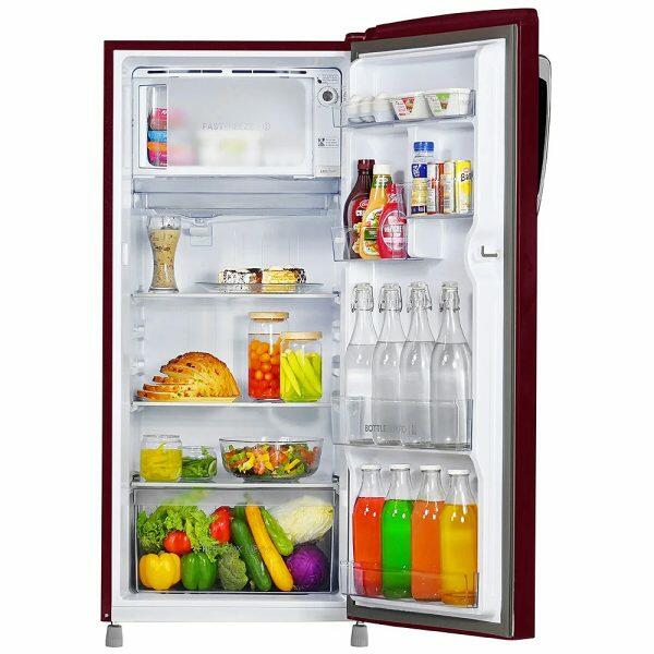 Haier HRD-2263CKI, 205 Litre 3 Star Single Door Refrigerator With Diamond Edge Freezing Technology, Black Iris