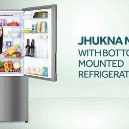 Haier HRB-3752BSI, 325 Litre 2 Star Triple Inverter and 14-in-1 Convertible, Storm Inox