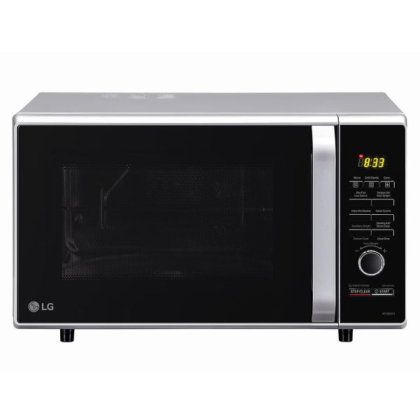 LG MC2886SFU, 28 Litre Convection Microwave with 360 Degree Motorised Rotisserie and Stainless Steel Cavity, Silver