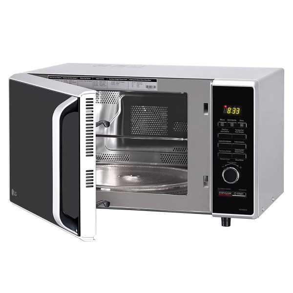LG MC2886SFU, 28 Litre Convection Microwave with 360 Degree Motorised Rotisserie and Stainless Steel Cavity, Silver