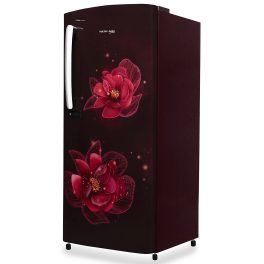 Voltas Beko 185 Litre 3 Star Single Door Refrigerator with Quick Freezer, Safe Box and Crisper Humidity Control, Fressia Purple, RDC220C/S0PFE
