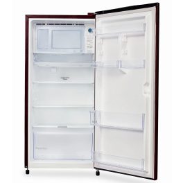 Voltas Beko 185 Litre 3 Star Single Door Refrigerator with Quick Freezer, Safe Box and Crisper Humidity Control, Fressia Wine, RDC220C/S0WFE