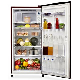 Voltas Beko 185 Litre 3 Star Single Door Refrigerator with Quick Freezer, Safe Box and Crisper Humidity Control, Fressia Wine, RDC220C/S0WFE
