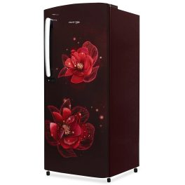 Voltas Beko 185 Litre 3 Star Single Door Refrigerator with Quick Freezer, Safe Box and Crisper Humidity Control, Fressia Wine, RDC220C/S0WFE