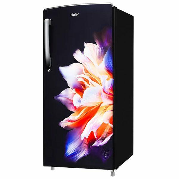 Haier HRD-2263CKI, 205 Litre 3 Star Single Door Refrigerator With Diamond Edge Freezing Technology, Black Iris