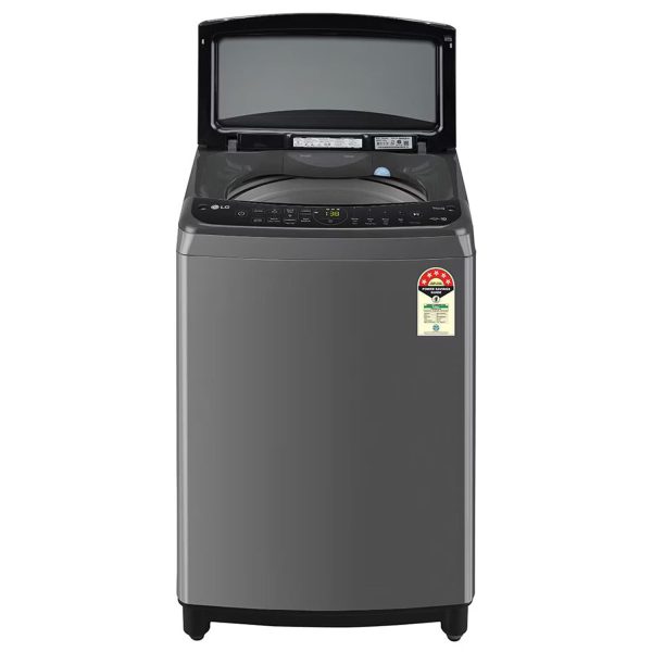 LG THD10NWM, 10 KG Fully Automatic Top Load Machine with LG ThinQ with Wi-Fi, AI Direct Drive and Inverter Motor, Middle Black