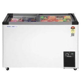 Voltas GT220GA5-P 205L Glass-Top Deep Freezer with 5 Star, White