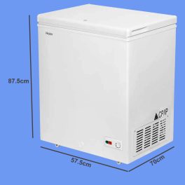 Haier HFC-175SM5. SDHT 142 Litre Single Door Convertible Deep Freezer, White