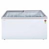 Haier HFC400GM5 340 Litre Glass Top Deep Freezer with 5 Star, White