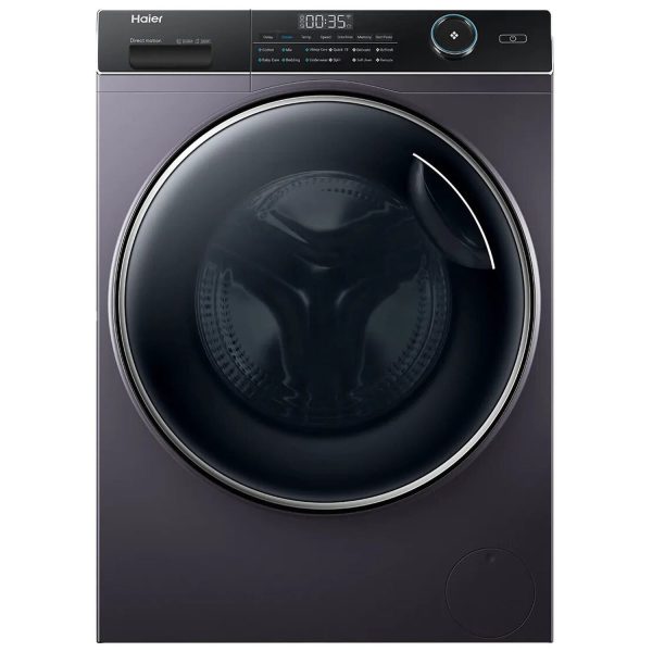 Haier HW80-DM14959CS6U, 8 KG 1400 RPM Fully Automatic Frontload Machine with Direct Motion Motorm 525MM Super Drum and Built-in Wi-Fi, Silver