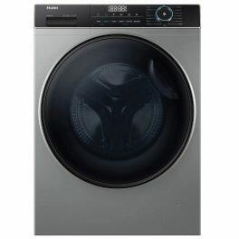 Haier HW80-IM12929CS3, 8 KG 1200 RPM Fully Automatic Frontload Machine with Inverter Motor, 525MM Super Drum and 12 Year Motor Warranty, Grey