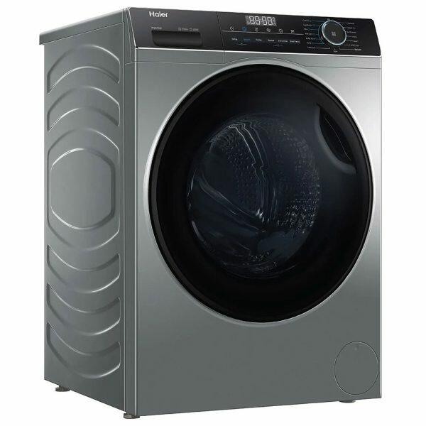Haier HW80-IM12929CS3, 8 KG 1200 RPM Fully Automatic Frontload Machine with Inverter Motor, 525MM Super Drum and 12 Year Motor Warranty, Grey