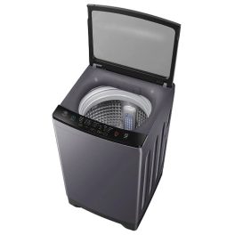 Haier HWM80-H826S6, 8 KG Fully Automatic Top Load Machine with Storm Pulsator, 3 Hot Water Modes, 15 Minutes Quick Wash and Built-In Heater, Silver
