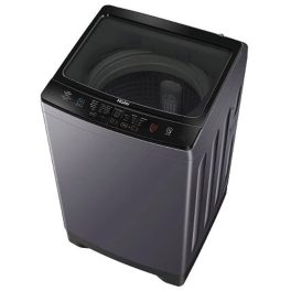 Haier HWM80-H826S6, 8 KG Fully Automatic Top Load Machine with Storm Pulsator, 3 Hot Water Modes, 15 Minutes Quick Wash and Built-In Heater, Silver