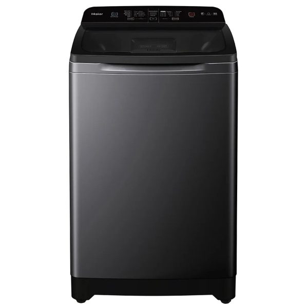 Haier HWM70-678ES8, 7 KG Fully Automatic Top Load Machine with Back Panel, Built-in Heater and Oceanus Wave Drum and Storm Pulsator, Dark Jade Silver