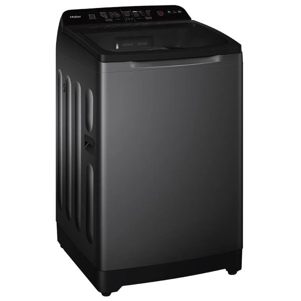 Haier HWM70-678ES8, 7 KG Fully Automatic Top Load Machine with Back Panel, Built-in Heater and Oceanus Wave Drum and Storm Pulsator, Dark Jade Silver
