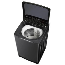 Haier HWM70-678ES8, 7 KG Fully Automatic Top Load Machine with Back Panel, Built-in Heater and Oceanus Wave Drum and Storm Pulsator, Dark Jade Silver