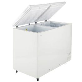 Haier HFC325CM5, 325 Litre Combo Chest Freezer with Two Seperate compartment Dual Condensor and Interior Light, White
