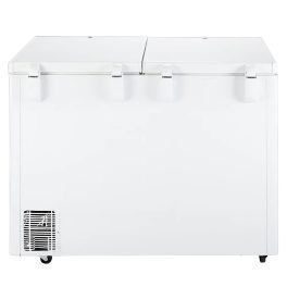 Haier HFC325CM5, 325 Litre Combo Chest Freezer with Two Seperate compartment Dual Condensor and Interior Light, White