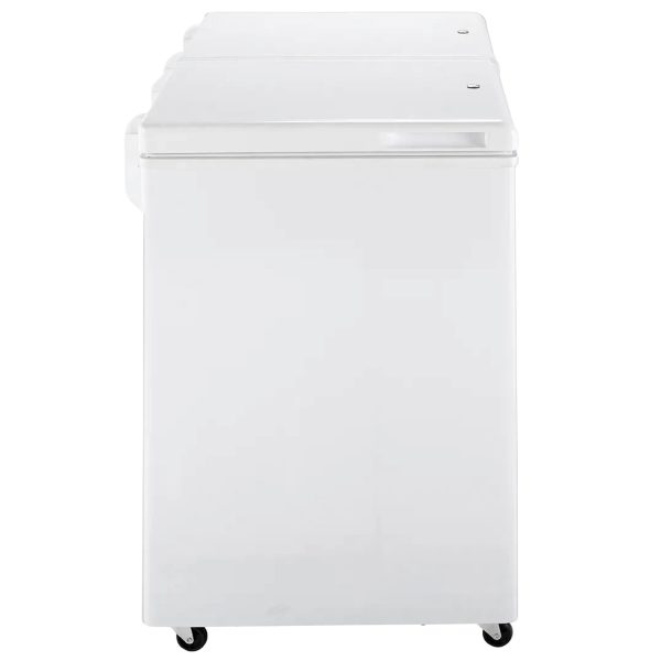 Haier HFC325CM5, 325 Litre Combo Chest Freezer with Two Seperate compartment Dual Condensor and Interior Light, White