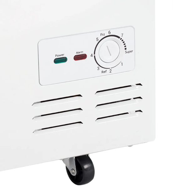 Haier HFC325CM5, 325 Litre Combo Chest Freezer with Two Seperate compartment Dual Condensor and Interior Light, White