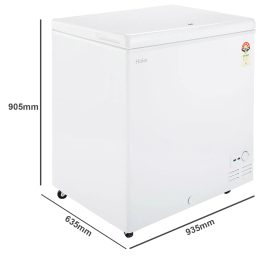 Haier HFC-290SM5 251 Litre Single Door Deep Freezer with 5 Star, White