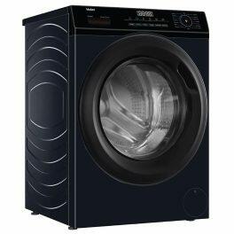 Haier HW70-IM12929BK, 7 KG 1200 RPM Fully Automatic Frontload Machine with Inverter Motor, 525MM Super Drum and Dual Spray, Black