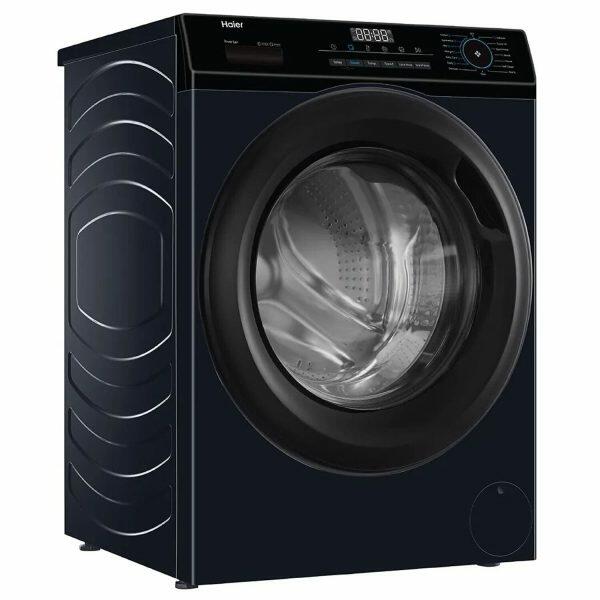 Haier HW70-IM12929BKU1, 7 KG 1200 RPM Fully Automatic Frontload Machine with Inverter Motor, 525MM Super Drum, Dual Spray and Built-in Wi-Fi, Black