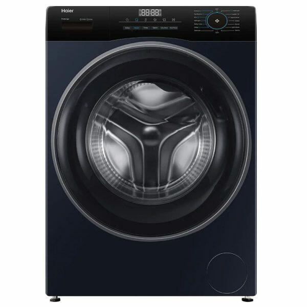 Haier HW70-IM12929BKU1, 7 KG 1200 RPM Fully Automatic Frontload Machine with Inverter Motor, 525MM Super Drum, Dual Spray and Built-in Wi-Fi, Black