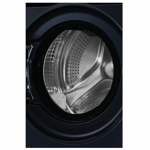 Haier HW70-IM12929BK, 7 KG 1200 RPM Fully Automatic Frontload Machine with Inverter Motor, 525MM Super Drum and Dual Spray, Black