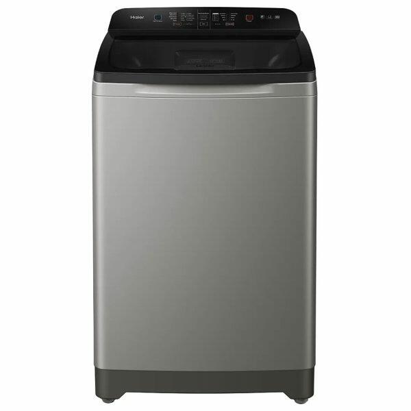 Haier HWM75-H678ES5, 7.5 KG Fully Automatic Top Load Machine with Back Panel, Built-in Heater and Oceanus Wave Drum and Storm Pulsator, Brown Grey
