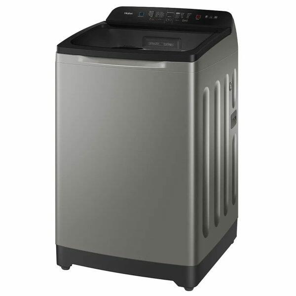 Haier HWM75-H678ES5, 7.5 KG Fully Automatic Top Load Machine with Back Panel, Built-in Heater and Oceanus Wave Drum and Storm Pulsator, Brown Grey
