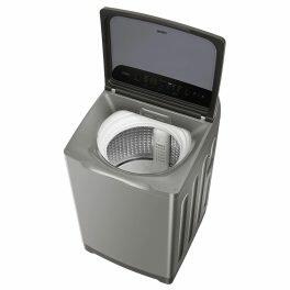 Haier HWM75-H678ES5, 7.5 KG Fully Automatic Top Load Machine with Back Panel, Built-in Heater and Oceanus Wave Drum and Storm Pulsator, Brown Grey