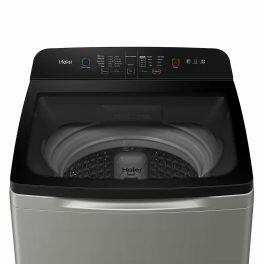 Haier HWM75-H678ES5, 7.5 KG Fully Automatic Top Load Machine with Back Panel, Built-in Heater and Oceanus Wave Drum and Storm Pulsator, Brown Grey