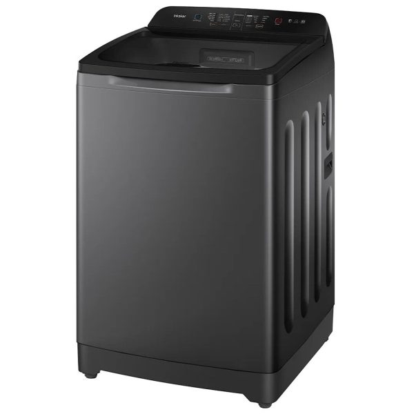 Haier HWM80-H678ES8, 8 KG Fully Automatic Top Load Machine with Storm Pulsator, Back Panel and Built-In Heater, Brown Grey