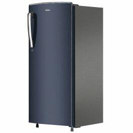 Haier 205 Litre 3 Star Diamond Edge Freezing Technology, Graphite Black (HRD-2263BGK)