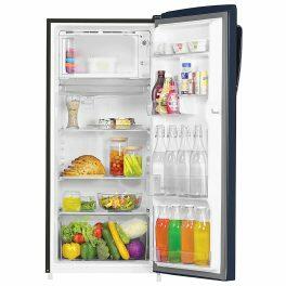 Haier 205 Litre 3 Star Diamond Edge Freezing Technology, Graphite Black (HRD-2263BGK)