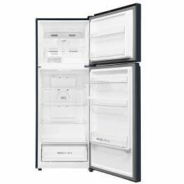 Haier HRF-3782BGK, 328 Litre 2 Star Double Door Refrigerator with 10-in-1 Convertible, Graphite-Black