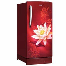 Haier HRD-1962PRLCRL, 175 Litre 2 Star Single Door Refrigerator, with base drawer Red Lotus