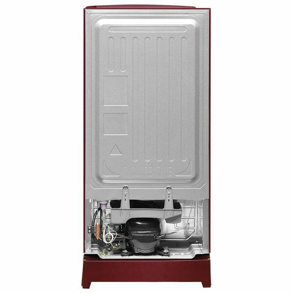 Haier HRD-1962PRLCRL, 175 Litre 2 Star Single Door Refrigerator, with base drawer Red Lotus