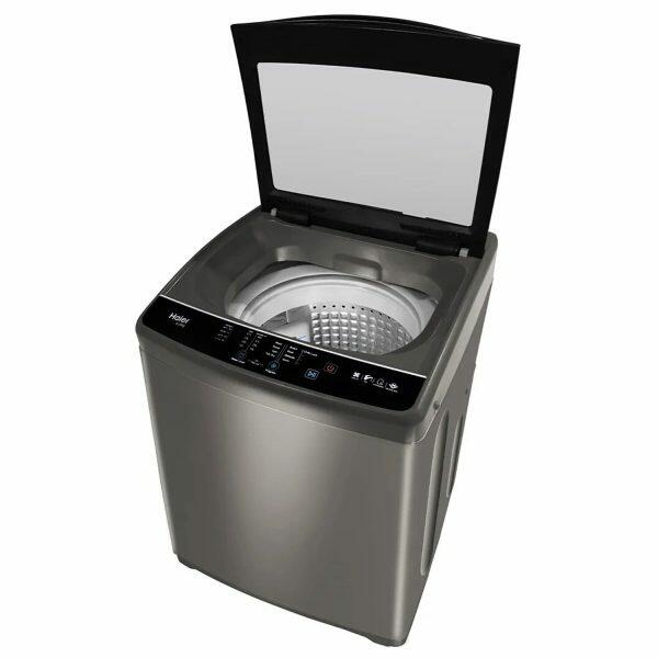 Haier HWM65-306ES5, 6.5 KG Fully Automatic Top Load Machine with Oceanus Wave Drum, 15 Minutes Quick Wash and 5 Star Rating, Brown Grey