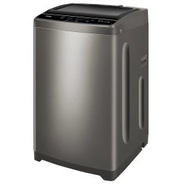 Haier HWM70-306ES5, 7 KG Fully Automatic Top Load Machine with Oceanus Wave Drum, 15 Minutes Quick Wash and 5 Star Rating, Brown Grey