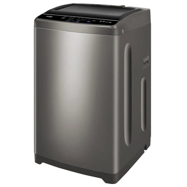 Haier HWM70-306ES5, 7 KG Fully Automatic Top Load Machine with Oceanus Wave Drum, 15 Minutes Quick Wash and 5 Star Rating, Brown Grey