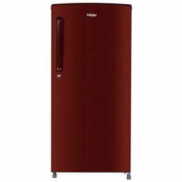 Haier HRD-1851BBR 165 Litre 2 Star Single Door Refrigerator, Burgandy Red